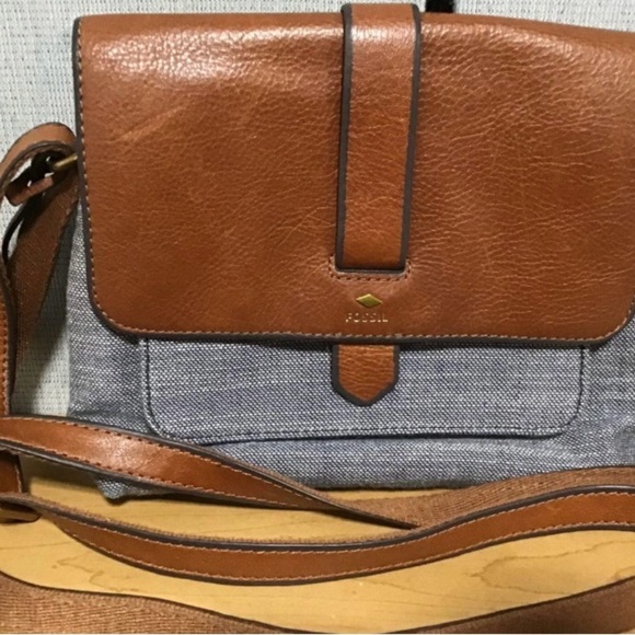 Fossil Handbags - Fossil Brown and Gray Women's Bag